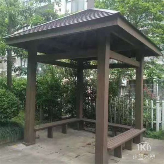 榆林四角木塑凉亭
